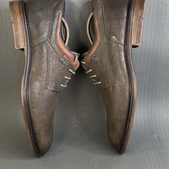 josef seibel Earl Plain Toe leather comfort Derby Oxford shoes mens size 12 - Picture 9 of 10
